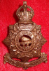 MM241 - 90th Winnipeg Rifles Winter Fur Hat Badge